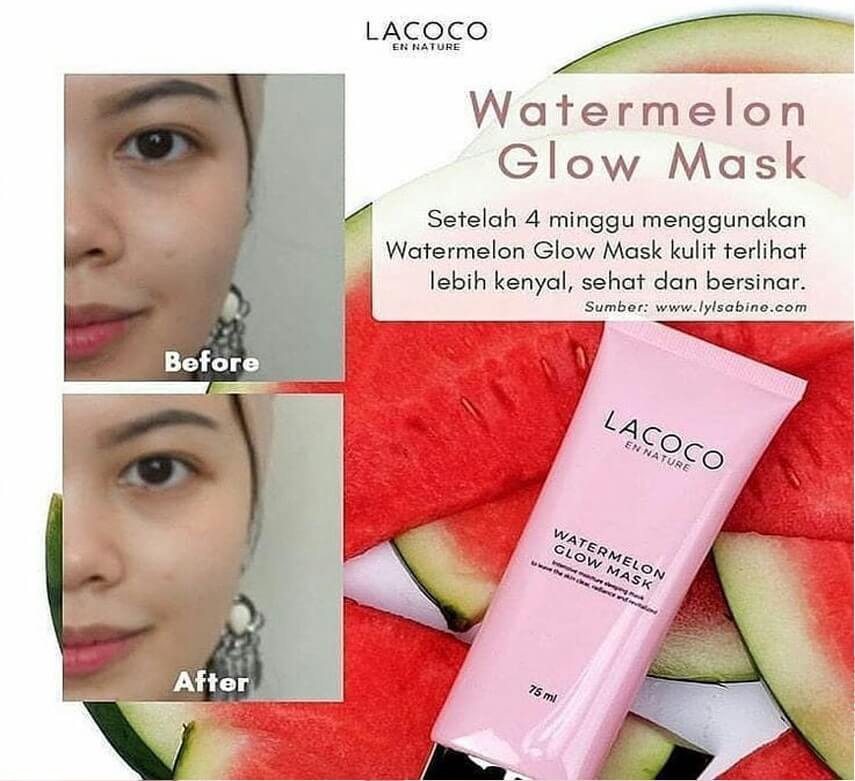 Lacoco water melon glow mask by Nasa